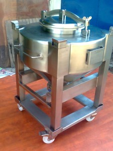 Bin pt transport pulberi capacitate 110l  Bin pt transport pulberi capacitate 110l