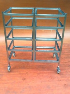 Raft inox pe roti